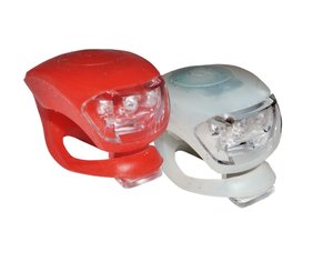 Blikačka MX1 FROG 2led  sada 2ks - white/red