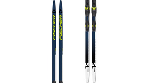 Běžky Fischer TWIN SKIN PERFORMANCE STIFF + CONTROL STEP - 182, blue