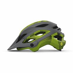 Přilba GIRO MERIT SPHERICAL - L, matte metalic black/lime