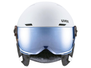 Helma UVEX ROCKET JR VISOR - 54-58, white/black mat