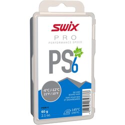 Vosk Swix skluz.Pure Speed, 60g, -6°C/-12°C - blue