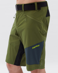 Pánské MTB kalhoty Silvini RANGO PRO MP2225 Olive - XL, olive/ocean