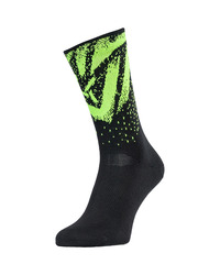 Ponožky Silvini NERETO UA1808 Black/Neon - 39-41, black/neon