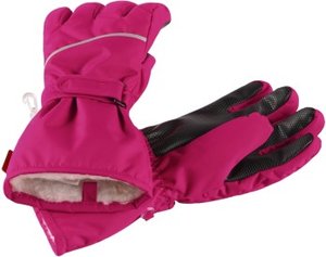 Chlapecké rukavice REIMA HARALD - 7, cranberry pink