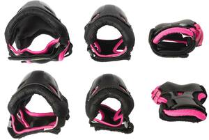 Chrániče Rollerblade SKATE GEAR - 3 sada JR - XXS, black/pink