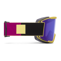 Brýle SMITH SQUAD - BRASS COLORBLOCK - CHROMAPOP EVERYDAY VIOLET MIRROR, 