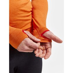 Triko CRAFT CORE Dry Active Comfort HZ dlouhý rukáv - L, orange