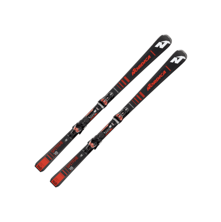 Lyže Nordica  DOBERMANN SPITFIRE RB.FDT/XCELL12 FDT - 162, black/red